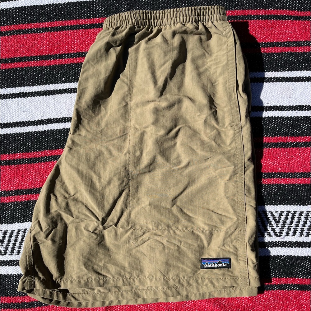Mens Tan Patagonia Baggies Shorts